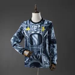 Juventus 2025/26 Blue Pre-Match Long Sleeve Jersey - product foto US18.99 - Juventus 2025/26 Blauw Pre-Wedstrijd Shirt Lange Mouw