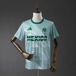 2025 Mexico World Cup Special Edition Green Jersey - product photo 2025 Mexico World Cup Special Edition Green Men's Jersey front with woven team crest.