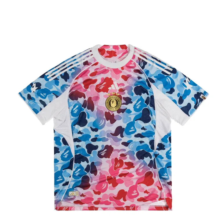 A BATHING APE x adidas Football graphic/print jersey