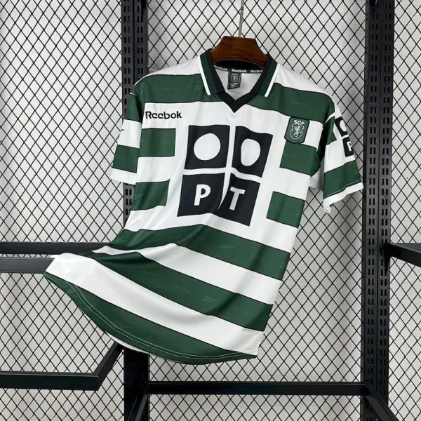 Sporting Lisbon 00/01 retro jersey - A-Grade Quality Detail View
