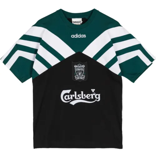 Liverpool 1995 Retro Bringback Adults Training Tee Negro Verde