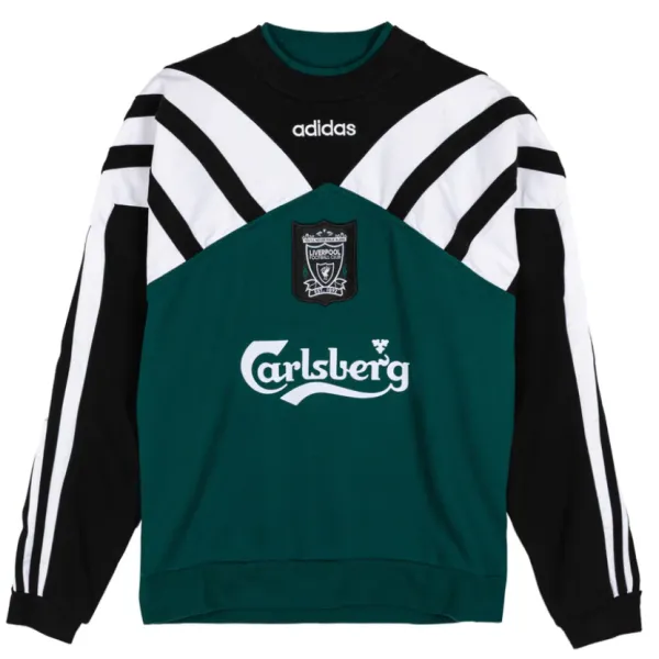 Liverpool 95/96 Langarm-Fußballtrikot - A-Grade Qualität Detail-Ansicht