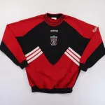 Liverpool 1993 Retro Sweatshirt Red Black Crew