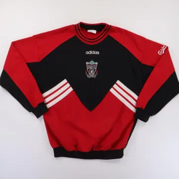 Liverpool 1993 Retro Sweatshirt Rood Zwart Crew