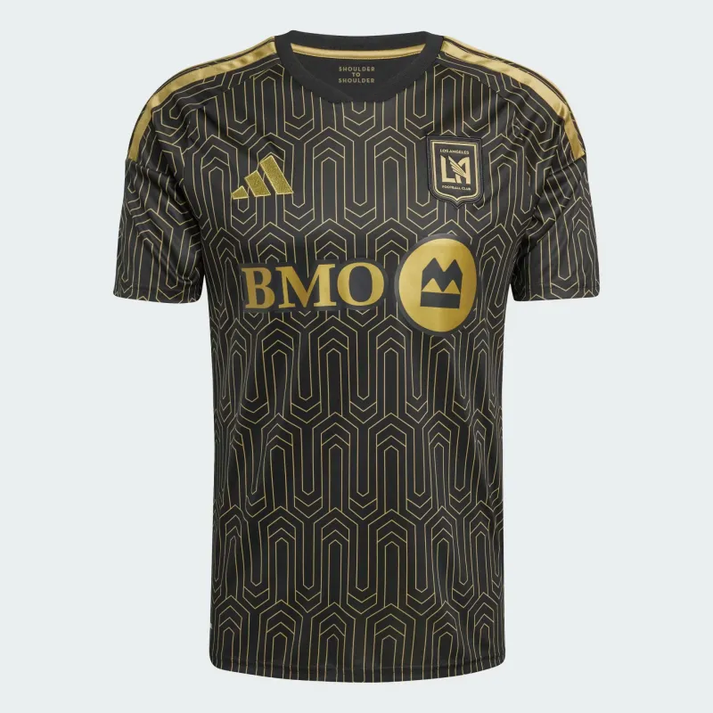 2026/27 LAFC Home Jersey Art Deco Edition | Kit preto e dourado do Los Angeles FC