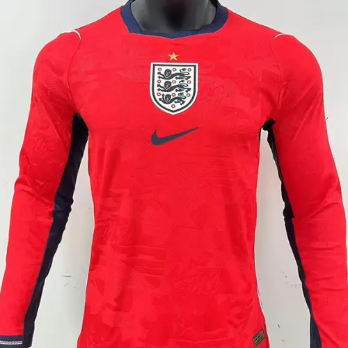 Coupe du Monde 2026 Angleterre Away Long Sleeve Jersey Player Version
