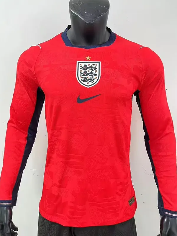 World Cup 2026 England Away Long Sleeve Jersey Player Version