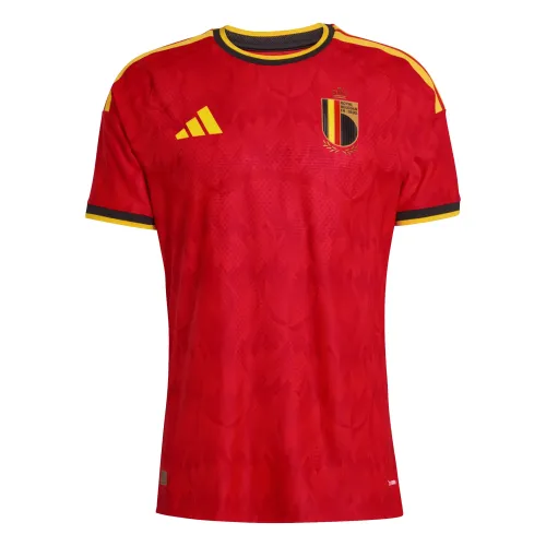 Camisola da Bélgica versão jogador em casa do Campeonato do Mundo de 2026
