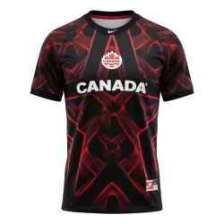 Canada 2026 Wereldkampioenschap GoalKeeper Jersey - product foto Canada 2026 Wereldkampioenschap keeperstrui vooraanzicht, levendig ontwerp en nationaal schild.