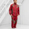 Morocco 2026 World Cup Red Windbreaker Tracksuit