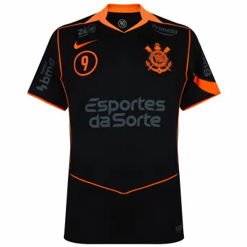 Terceira Camisola Away do Corinthians 2025/26 com Logótipos dos Patrocinadores