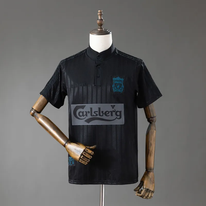 Liverpool 1995/96 Retro Special Black Jersey The Reds