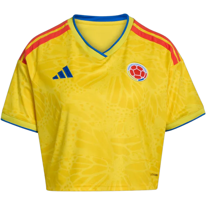 Colombia Jersey 2026 Women Cropped World Cup Home