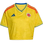 Colombia 2026 Women Cropped World Cup Jersey Home Colombia Jersey 2026 Women Cropped World Cup Home