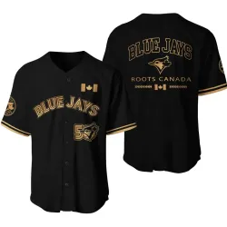 2026 Youth Blue Jays 50th Season Roots Canada Black Jersey - product photo 2026 Youth Blue Jays 50th Season Roots Canada Black Jersey product image