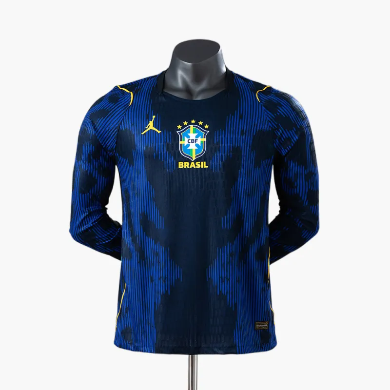 World Cup 2026 Brazil Jersey Long Sleeve Away Player Version