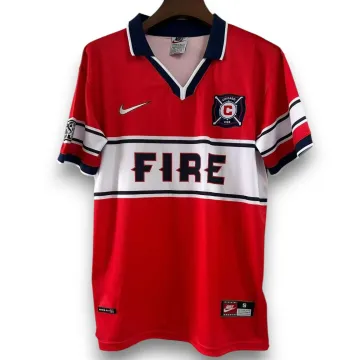 1998/99 Retro Chicago Fire Fc Jersey Home