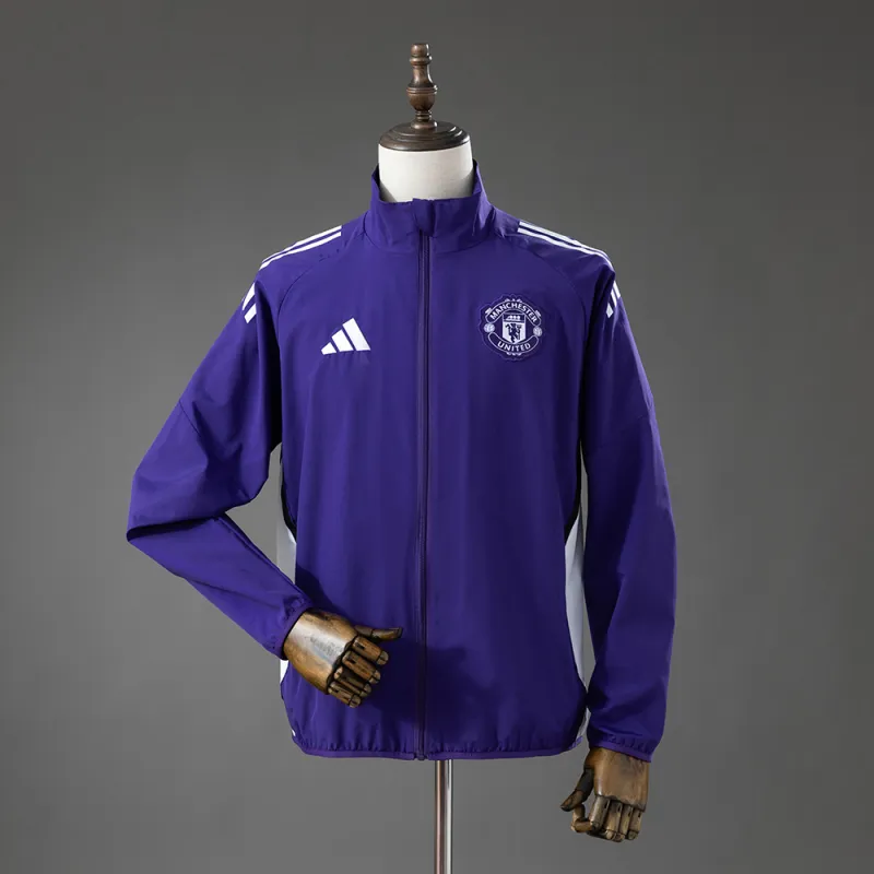Manchester United 25/26 Training Windbreaker – Purple