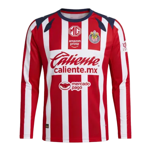 25/26 Chivas Home Jersey Manga Larga