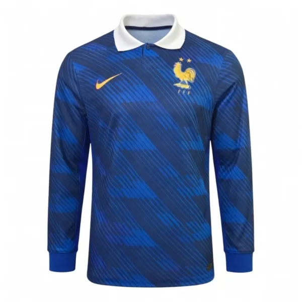 French 2026 Long Sleeve Jersey - A-Grade Quality Detail View