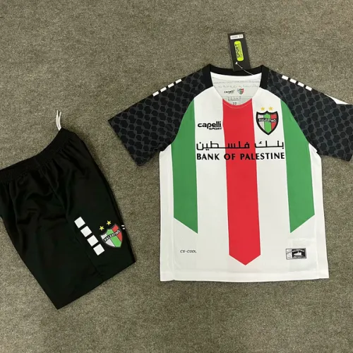 Equipamento infantil do Palestino para jogos em casa 2025/2026