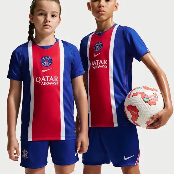 PSG-Heimtrikot für Kinder 26/27 – Qualität der Klasse A – Detailansicht