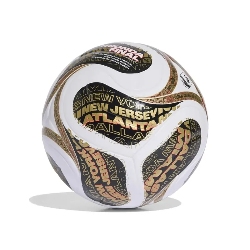 Football Trionda League World Cup 2026 Final – Player Version- White/Black/Gold Metallic