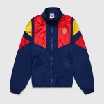 2026 Spain World Cup Windbreaker Jacket Navy Red 2026 Spain World Cup Windbreaker Jacket Navy Red