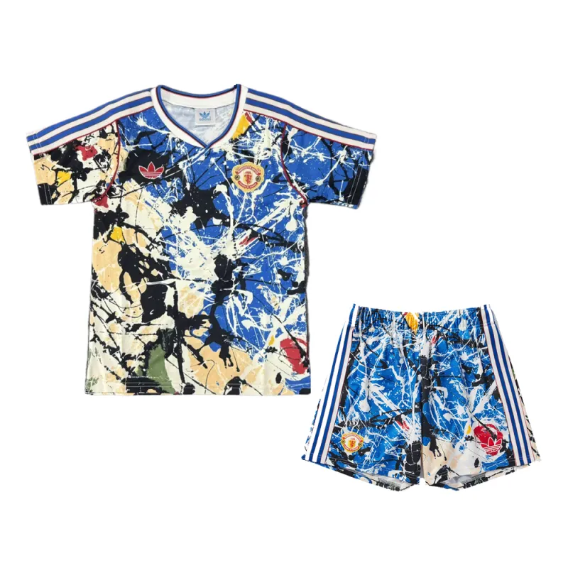 2026/27 Manchester United Stone Roses Kids Kit