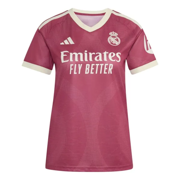 Camisa feminina de jogo fora de casa n.º 3 do Real Madrid 26/27 - Qualidade de 1.ª classe - Vista detalhada