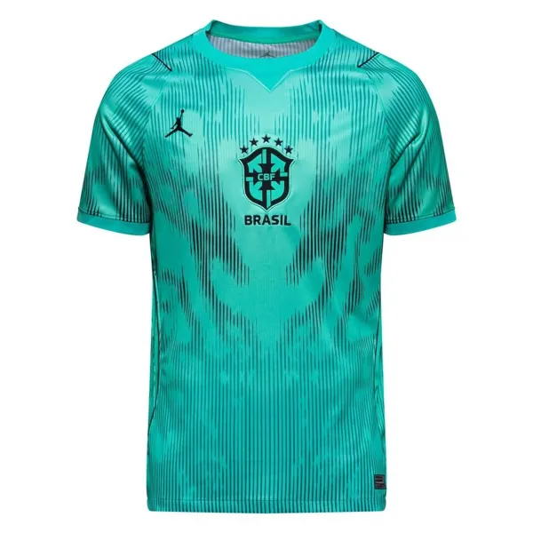 2026 Brésil Jersey Gardien de but - Qualité A Vue détaillée