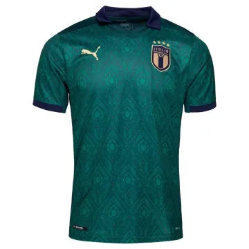 2020 Italia Seconda maglia da calcio verde retrò