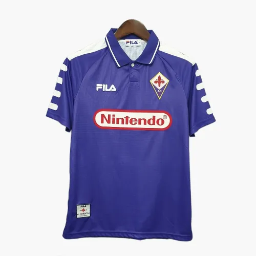98/99 Fiorentina Home Retro Soccer Jersey