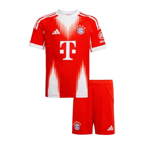 25/26 Bayern Munich Home Kids Kit - A-Grade Quality Detail View