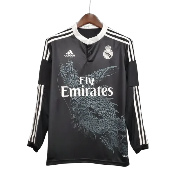 Retro 14/15 Real Madrid Third Long Sleeve Jersey - A-Grade Quality Detail View