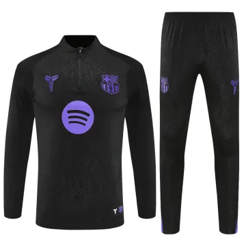 25/26 Barcelona Jacket Tracksuit Black Purple