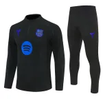 26/27 Barcelona Tracksuit Black Blue