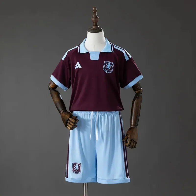 26/27 Aston Villa Home Kids Kit