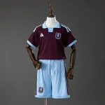 26/27 Aston Villa Home Kids Kit