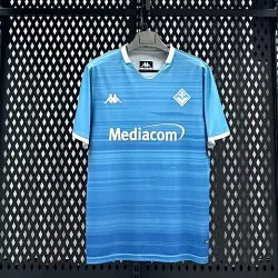 Camiseta de fútbol de la Fiorentina 2025/26 (tercera equipación para partidos fuera de casa), azul - foto del producto 16,99 US$ - Camiseta de fútbol de tercer diseño para partidos fuera de casa de la Fiorentina 2025/26, azul