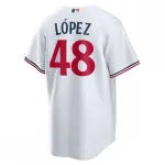 Jorge López Minnesota Twins Nike Home Replica Player Jersey – White