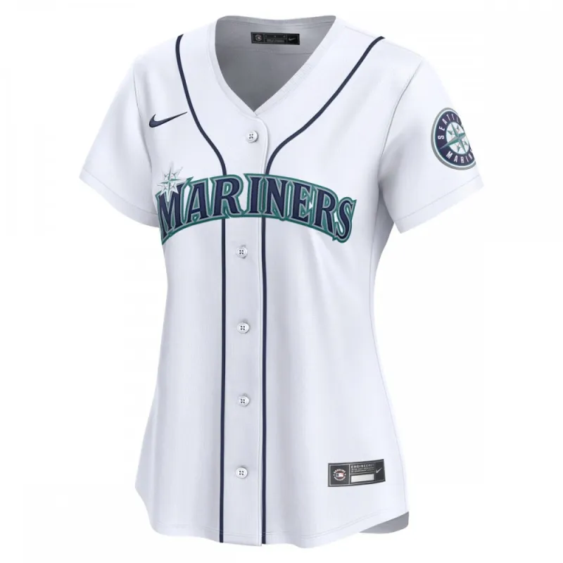 Julio Rodríguez Seattle Mariners Nike Women’s Home Limited Player Jersey – White