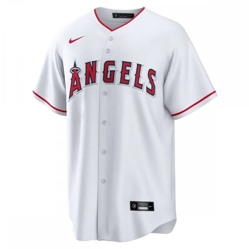 José Quijada Los Angeles Angels Nike Home Replica Player Jersey – White