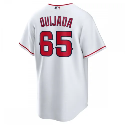 José Quijada Los Angeles Angels Nike Home Replica Player Jersey – White