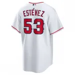 Carlos Estévez Los Angeles Angels Nike Home Replica Player Jersey – White