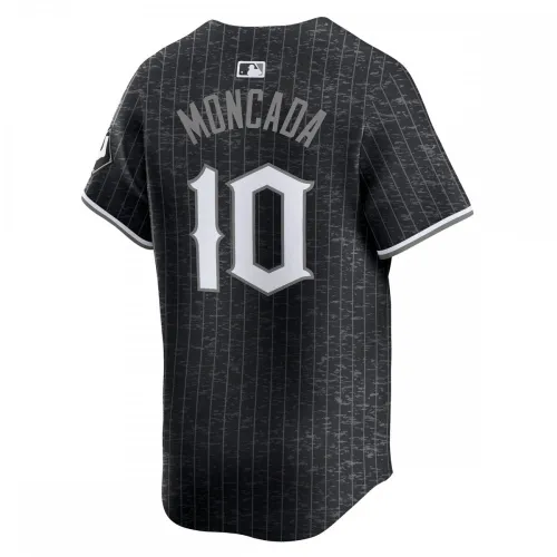 Yoán Moncada Chicago White Sox Nike City Connect Player Jersey – Black