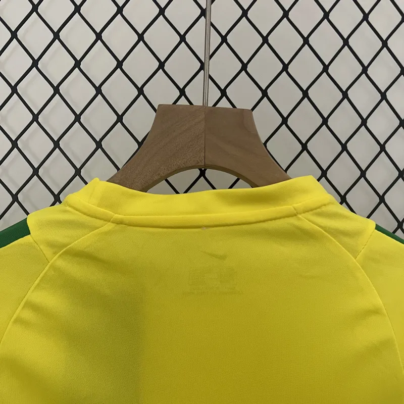 2002 World Cup Brazil Home Retro Kids Kit