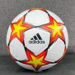 2021 Retro Champions League Football No. 5 Soccer ball White/Solar Red/Solar Yellow