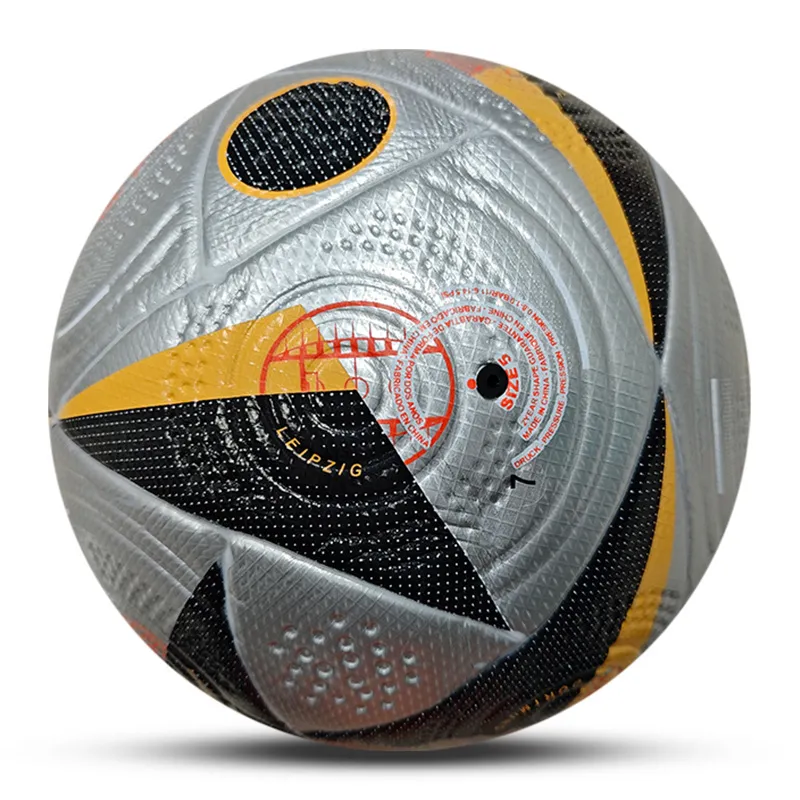 Pallone Foil Lega Euro 2024 Argento Nero Calcio Palloni