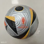 Pallone Foil Lega Euro 2024 Argento Nero Calcio Palloni